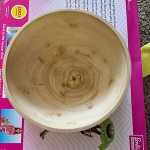 Wooden center piece bowl